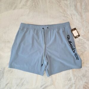 Quiksilver Mens XL Everyday 17" Volley Blue Swim Trunks Shorts QSM15VL017